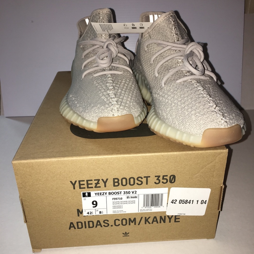 Adidas Yeezy Boost 350 v2 Sesame Size 9